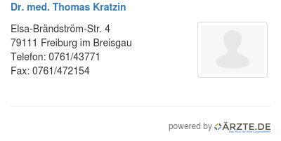 Dr med thomas kratzin