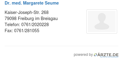 Dr med margarete seume