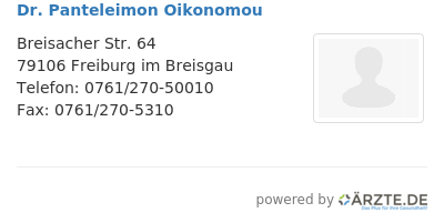 Dr panteleimon oikonomou