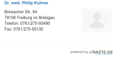 Dr med philip kuhner