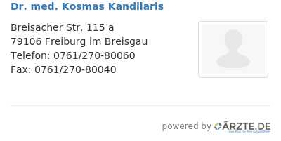 Dr med kosmas kandilaris