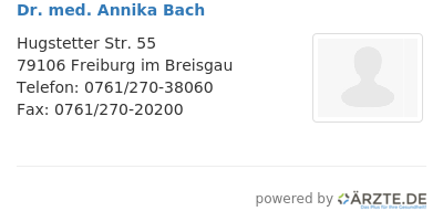 Dr med annika bach 616570