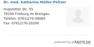 Dr med katharina mueller peltzer