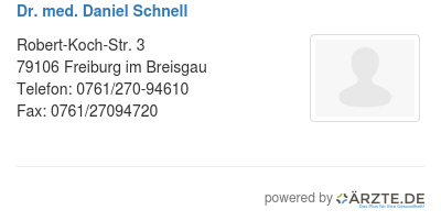 Dr med daniel schnell