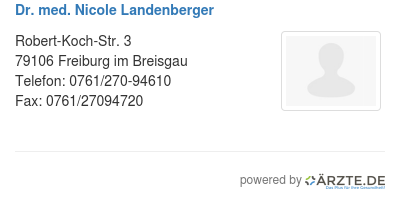 Dr med nicole landenberger