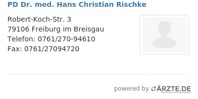 Pd dr med hans christian rischke