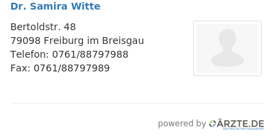 Dr samira witte