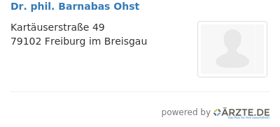 Dr phil barnabas ohst