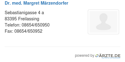 Dr med margret maerzendorfer