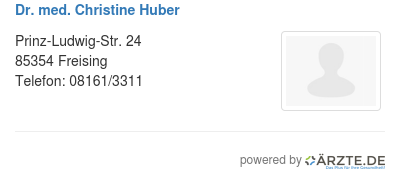 Dr med christine huber