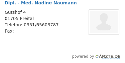 Dipl med nadine naumann