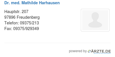 Dr med mathilde harhausen