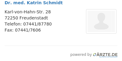 Dr med katrin schmidt 648153