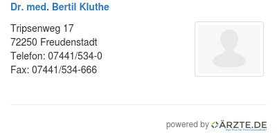 Dr med bertil kluthe
