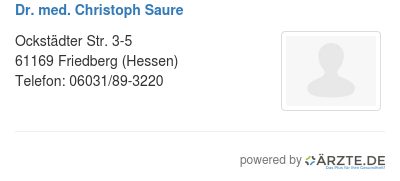 Dr med christoph saure 515166