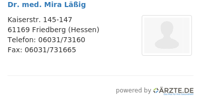 Dr med mira laessig 650327