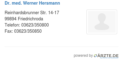 Dr med werner hersmann