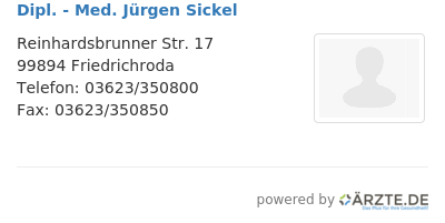 Dipl med juergen sickel