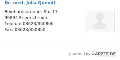 Dr med julia quendt