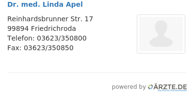 Dr med linda apel
