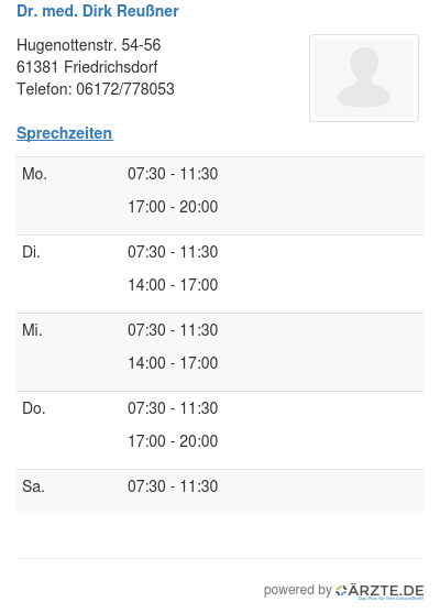 Dr med dirk reussner