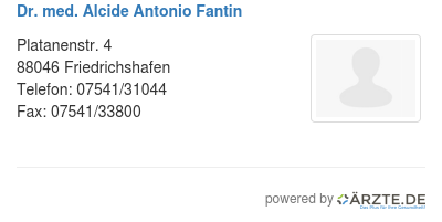 Dr med alcide antonio fantin