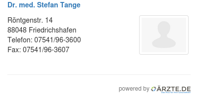 Dr med stefan tange 434466