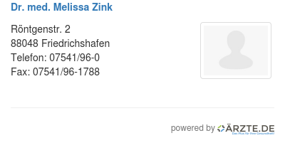 Dr med melissa zink