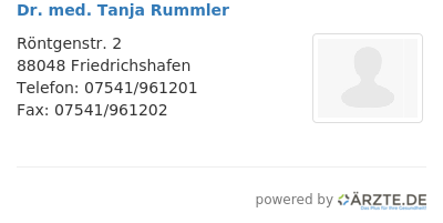 Dr med tanja rummler