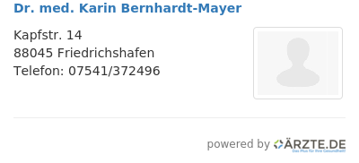 Dr med karin bernhardt mayer