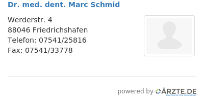Dr med dent marc schmid