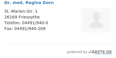 Dr med regina dorn
