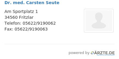 Dr med carsten seute