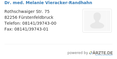 Dr med melanie vieracker randhahn
