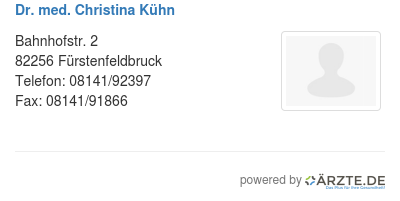 Dr med christina kuehn 514475