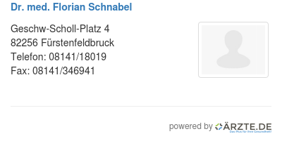 Dr med florian schnabel