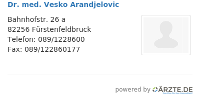 Dr med vesko arandjelovic