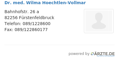 Dr med wilma hoechtlen vollmar 643632