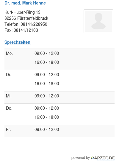 Dr med mark henne
