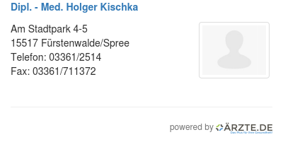 Dipl med holger kischka