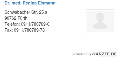Dr med regina eismann