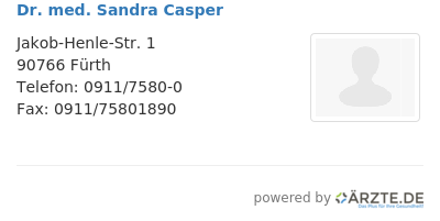 Dr med sandra casper