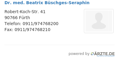 Dr med beatrix bueschges seraphin