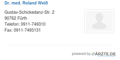 Dr med roland weiss