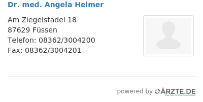 Dr med angela helmer