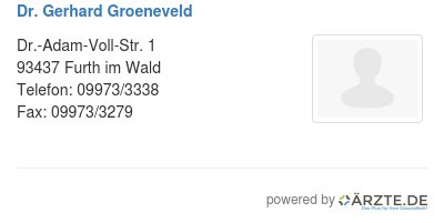 Dr gerhard groeneveld