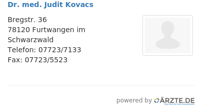 Dr med judit kovacs