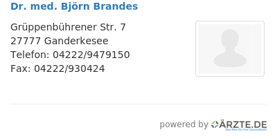 Dr med bjoern brandes 648244