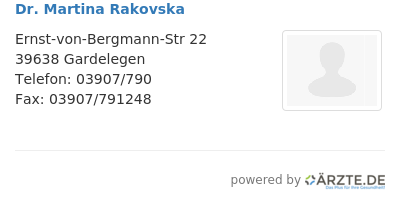 Dr martina rakovska