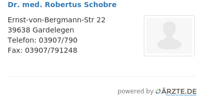 Dr med robertus schobre
